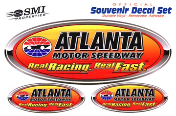 Atlanta Speedway Souvenir Decal Set