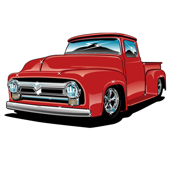 Old Ford Truck Drawing